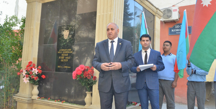 Azərbaycanın Milli Qəhrəmanı şəhid Əliyev Əliyar Yusif oğlunun  Anım Günü