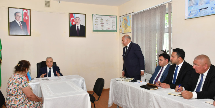 Qubadlı Rayon İcra Hakimiyyətinin  başçısı rayon sakinləri ilə növbəti  səyyar qəbul keçirdi