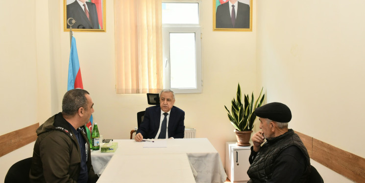 Qubadlı Rayon İcra Hakimiyyətinin  başçısı rayon sakinləri ilə növbəti  səyyar qəbul keçirdi